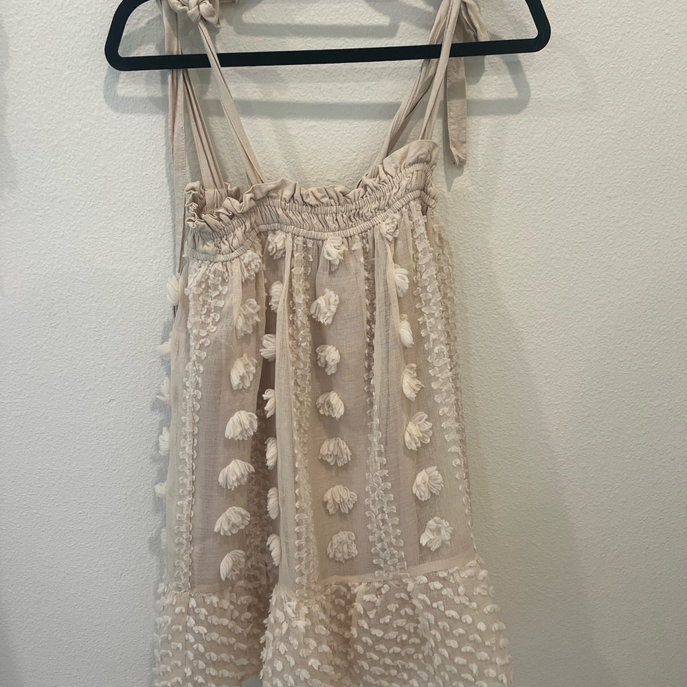 VICI tie shoulder baby doll dress